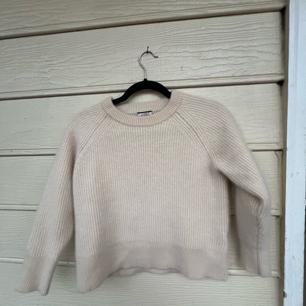 J. Crew Cream Women's Crew Neck Sweater